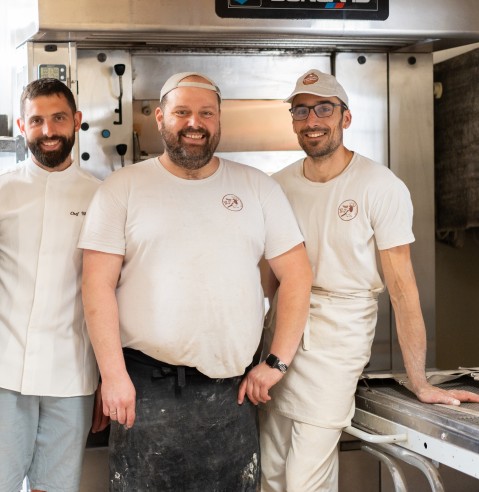 Équipe de la boulangerie à Beaulieu